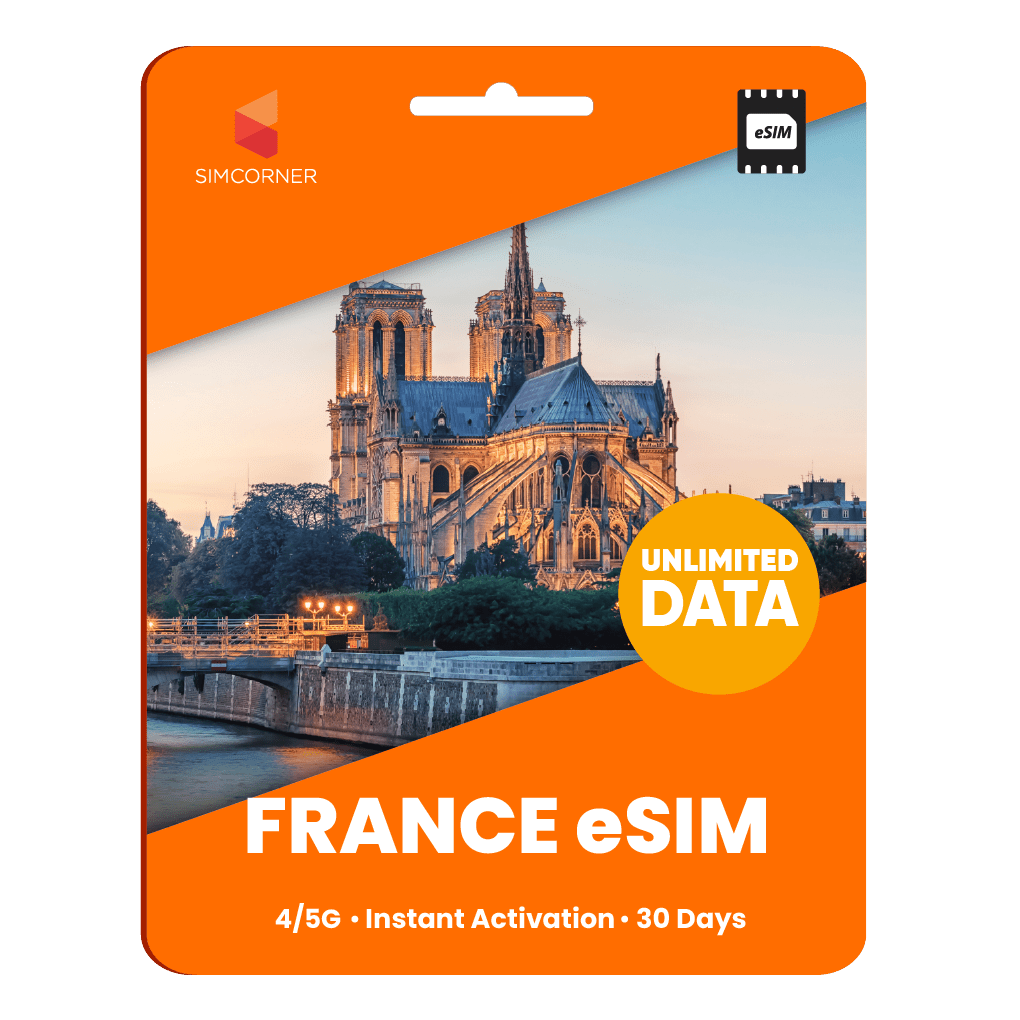 [eSIM] France Unlimited Data - 30 Days