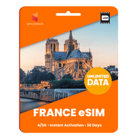 Thumbnail for [eSIM] France Unlimited Data - 30 Days