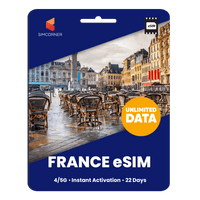 Thumbnail for [eSIM] France Unlimited Data - SimCorner