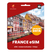 Thumbnail for [eSIM] France Unlimited Data - SimCorner