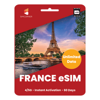 Thumbnail for [eSIM] France Unlimited Data - SimCorner