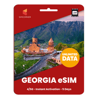 Thumbnail for [eSIM] Georgia Unlimited Data - SimCorner