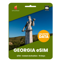 Thumbnail for [eSIM] Georgia Unlimited Data - SimCorner
