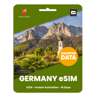 Thumbnail for [eSIM] Germany Unlimited Data - SimCorner
