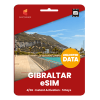 Thumbnail for [eSIM] Gibraltar Unlimited Data - SimCorner