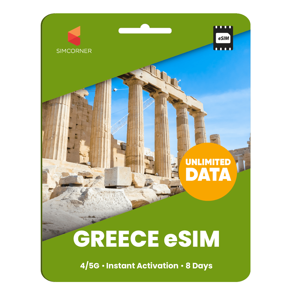 [eSIM] Greece Unlimited Data - SimCorner