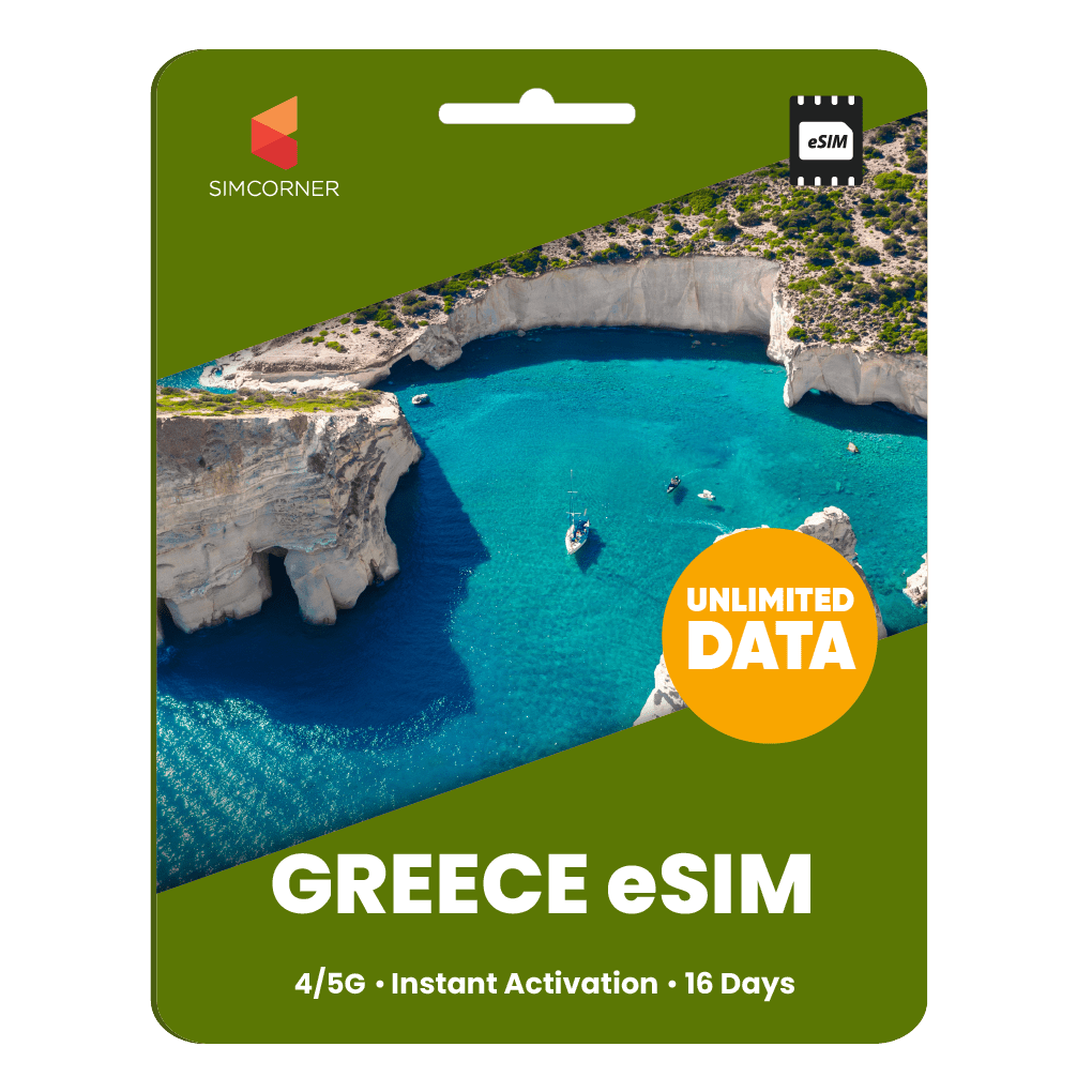 [eSIM] Greece Unlimited Data - SimCorner