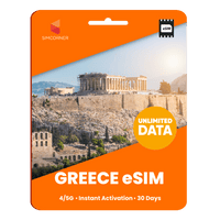 Thumbnail for [eSIM] Greece Unlimited Data - 30 Days