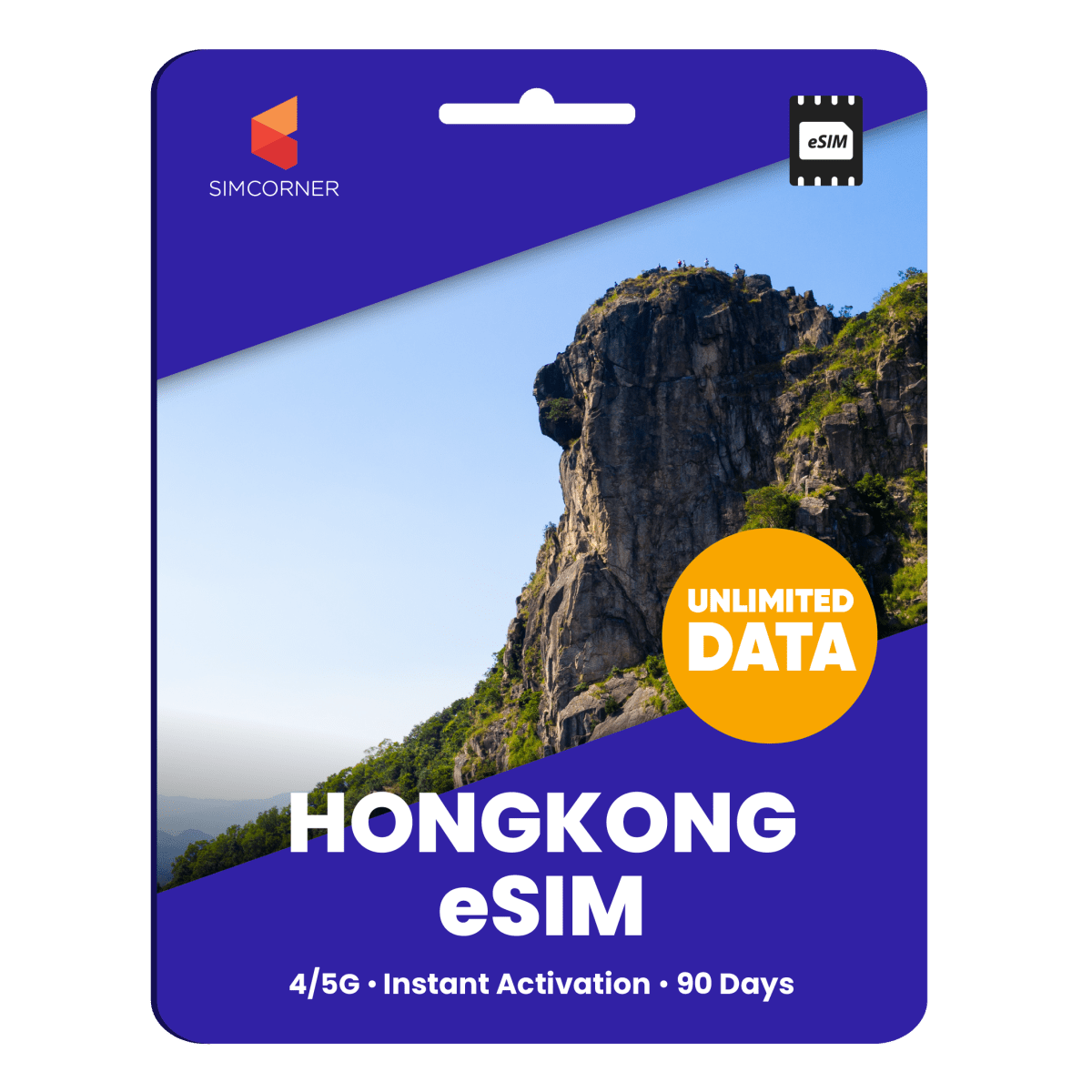 [eSIM] Hong Kong Unlimited Data - SimCorner