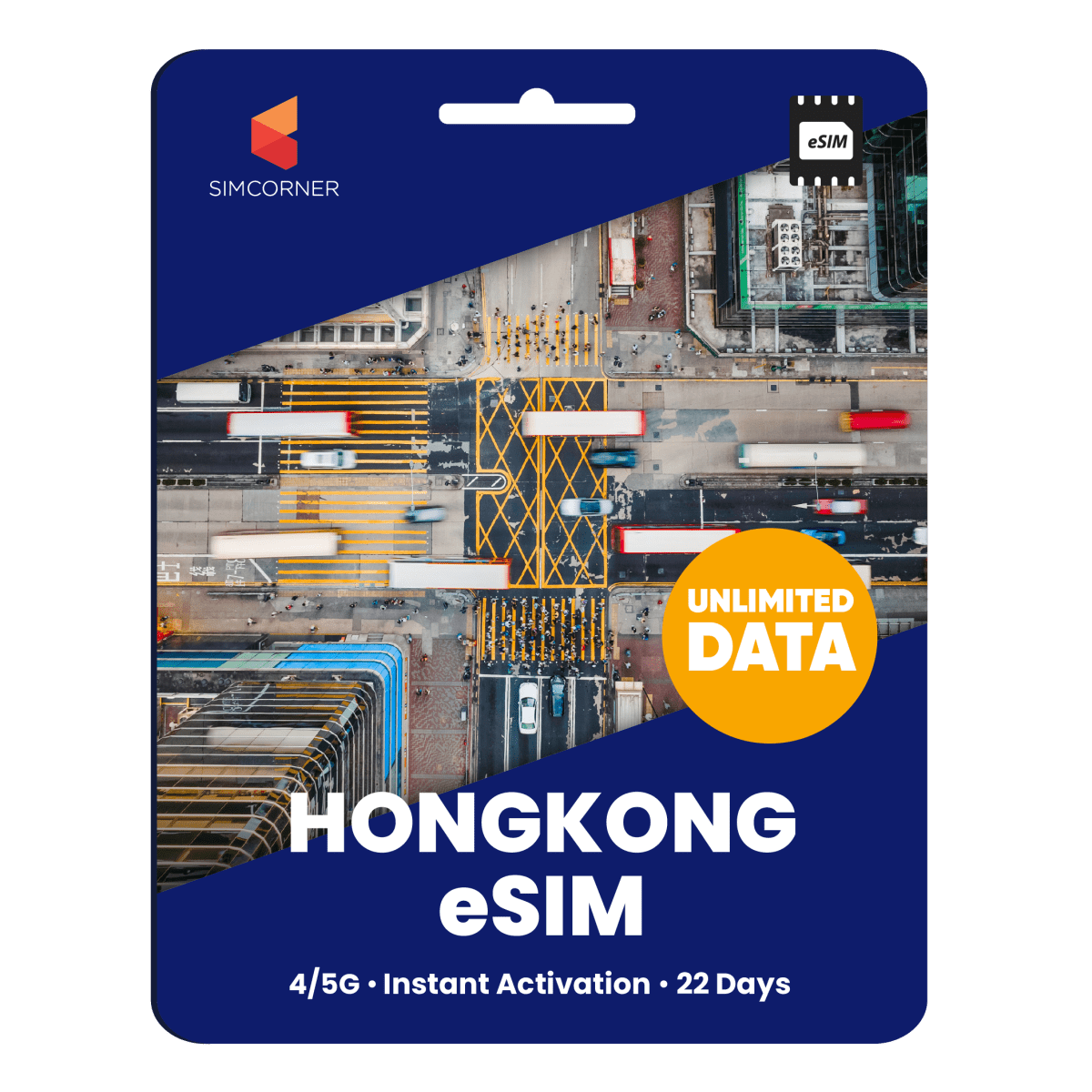 [eSIM] Hong Kong Unlimited Data - SimCorner