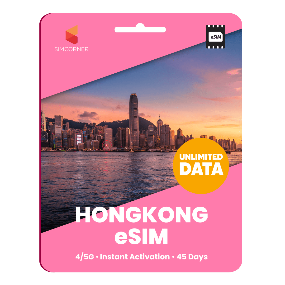 [eSIM] Hong Kong Unlimited Data - SimCorner
