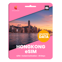 Thumbnail for [eSIM] Hong Kong Unlimited Data - SimCorner