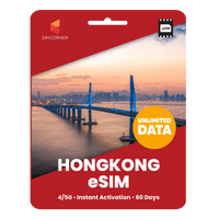 Thumbnail for [eSIM] Hong Kong Unlimited Data - SimCorner