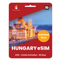 Thumbnail for [eSIM] Hungary Unlimited Data - SimCorner