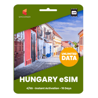 Thumbnail for [eSIM] Hungary Unlimited Data - SimCorner