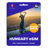 Thumbnail for [eSIM] Hungary Unlimited Data - SimCorner