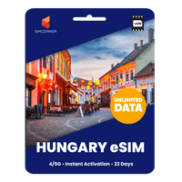 Thumbnail for [eSIM] Hungary Unlimited Data - SimCorner