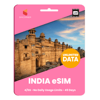 Thumbnail for [eSIM] India Unlimited Data | SimCorner