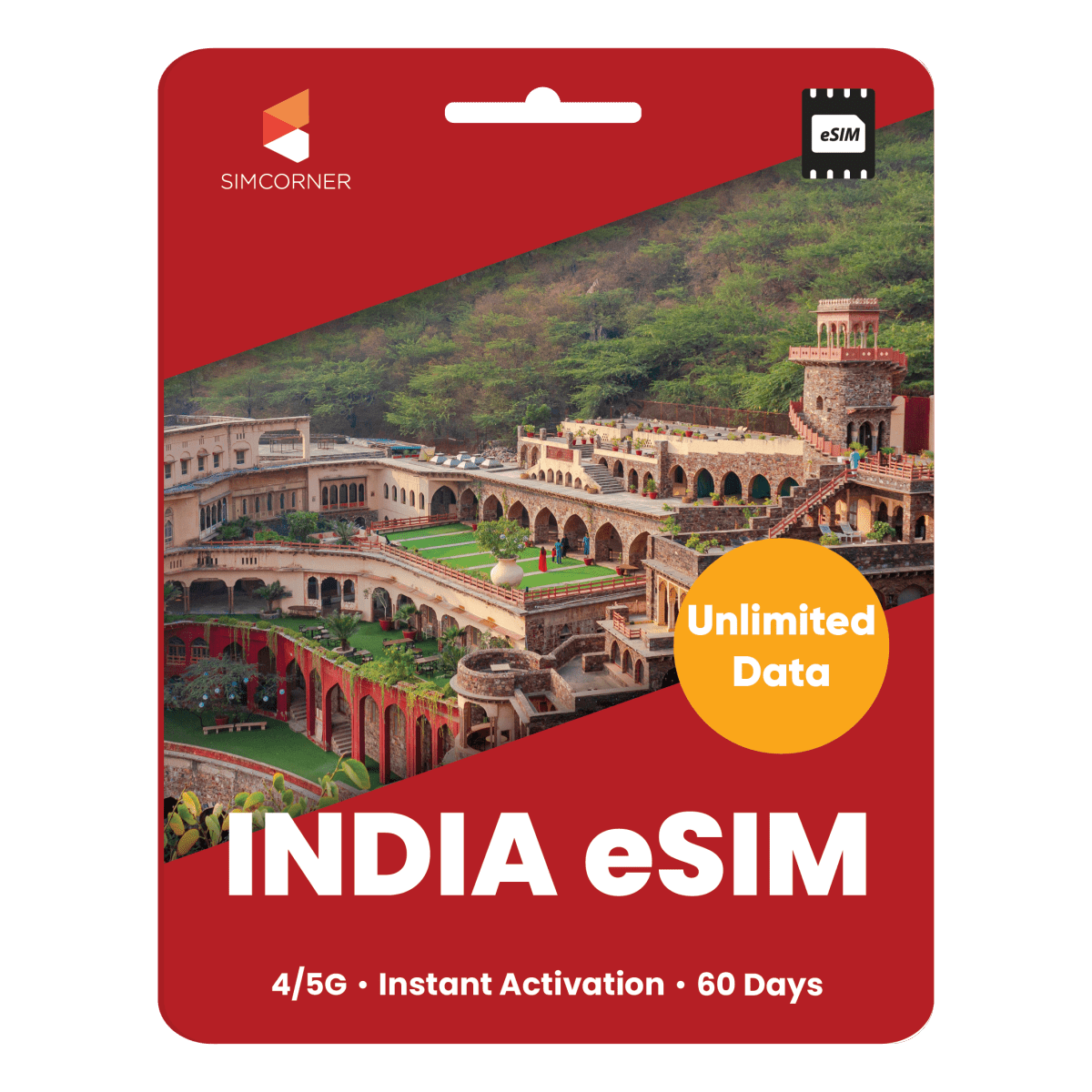 [eSIM] India Unlimited Data - SimCorner