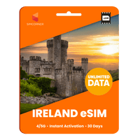 Thumbnail for [eSIM] Ireland Unlimited Data - 30 Days