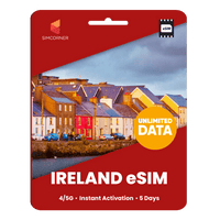 Thumbnail for [eSIM] Ireland Unlimited Data - SimCorner