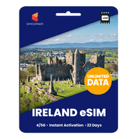 Thumbnail for [eSIM] Ireland Unlimited Data - SimCorner