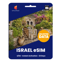 Thumbnail for [eSIM] Israel Unlimited Data - SimCorner