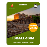 Thumbnail for [eSIM] Israel Unlimited Data - SimCorner