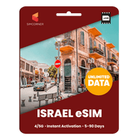 Thumbnail for [eSIM] Israel Unlimited Data - SimCorner