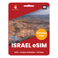 Thumbnail for [eSIM] Israel Unlimited Data - SimCorner