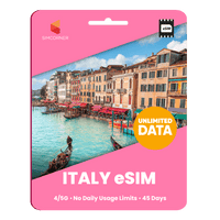 Thumbnail for [eSIM] Italy Unlimited Data - SimCorner