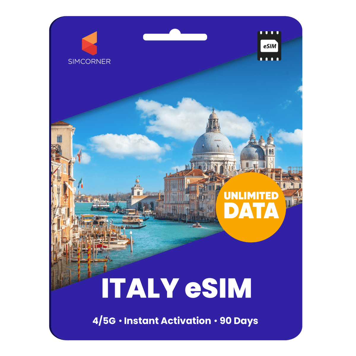 [eSIM] Italy Unlimited Data - SimCorner