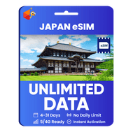 Thumbnail for [eSIM] Japan Unlimited Data - SimCorner