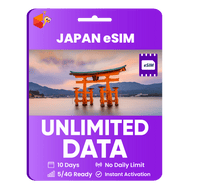 Thumbnail for [eSIM] Japan Unlimited Data - SimCorner