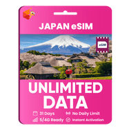 Thumbnail for [eSIM] Japan Unlimited Data - SimCorner