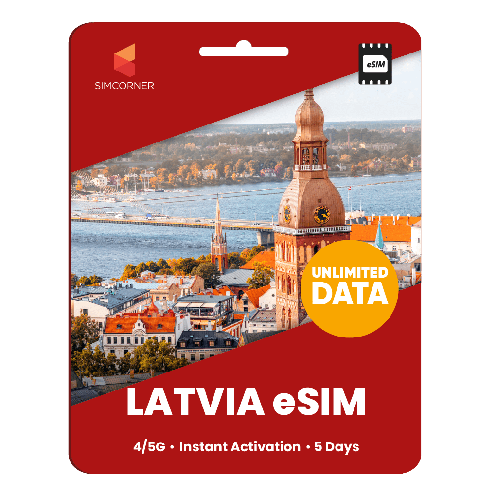 [eSIM] Latvia Unlimited Data - SimCorner