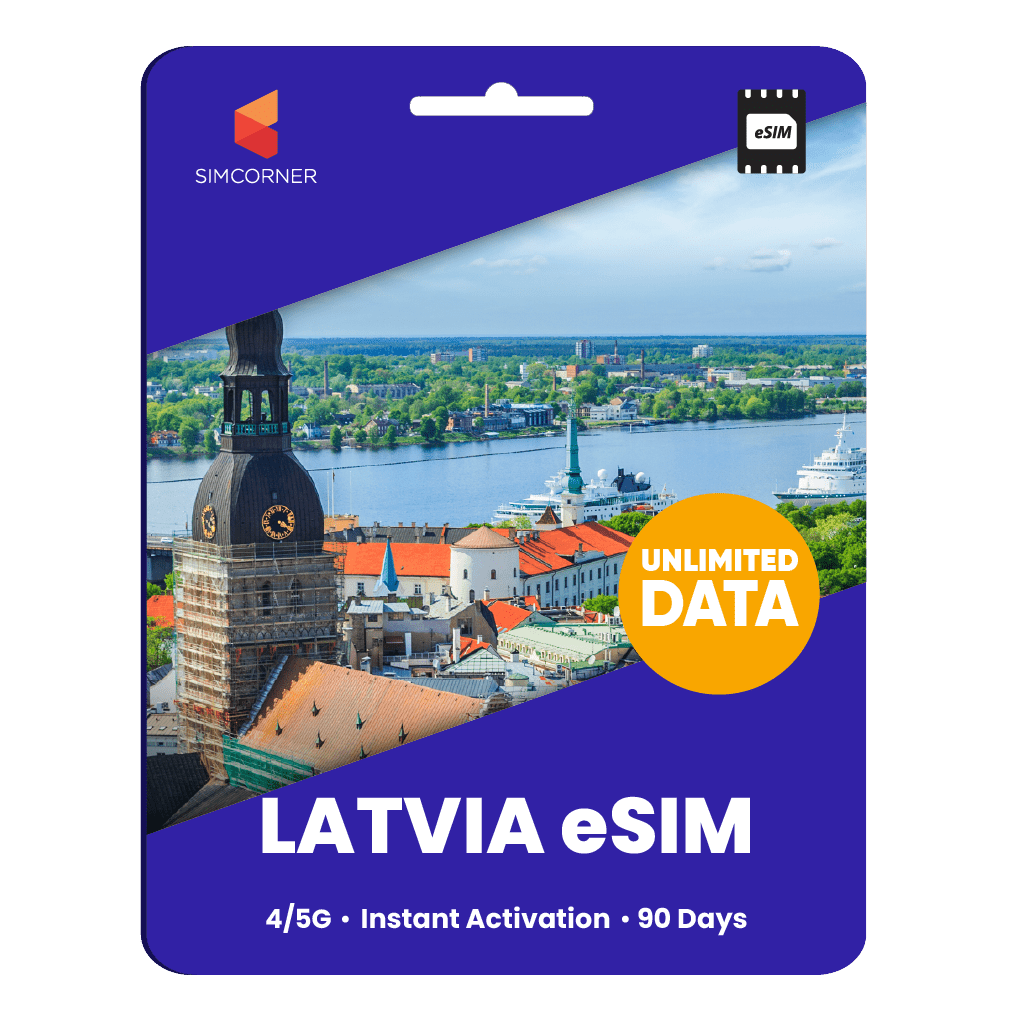 [eSIM] Latvia Unlimited Data - SimCorner