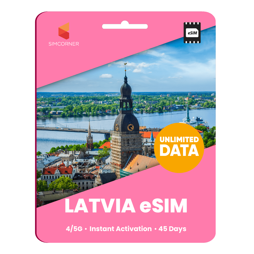 [eSIM] Latvia Unlimited Data - SimCorner