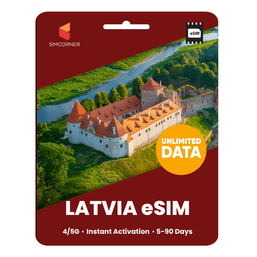 [eSIM] Latvia Unlimited Data - SimCorner