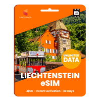 Thumbnail for [eSIM] Liechtenstein Unlimited Data - SimCorner