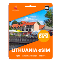 Thumbnail for [eSIM] Lithuania Unlimited Data - 30 Days