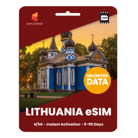 Thumbnail for [eSIM] Lithuania Unlimited Data - SimCorner