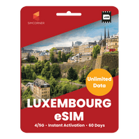 Thumbnail for [eSIM] Luxembourg Unlimited Data - SimCorner