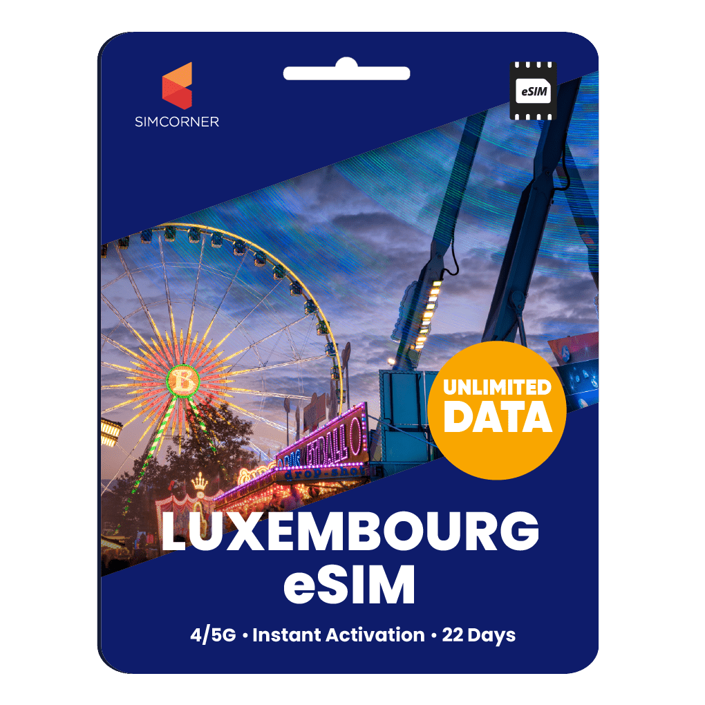 [eSIM] Luxembourg Unlimited Data - SimCorner