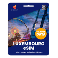 Thumbnail for [eSIM] Luxembourg Unlimited Data - SimCorner