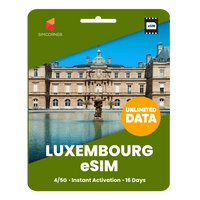 Thumbnail for [eSIM] Luxembourg Unlimited Data - SimCorner