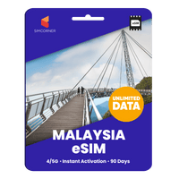 Thumbnail for [eSIM] Malaysia Unlimited Data - SimCorner