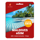 [eSIM] Maldives Unlimited Data
