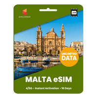 Thumbnail for [eSIM] Malta Unlimited Data - SimCorner