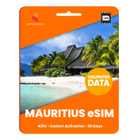 Thumbnail for [eSIM] Mauritius Unlimited Data - SimCorner